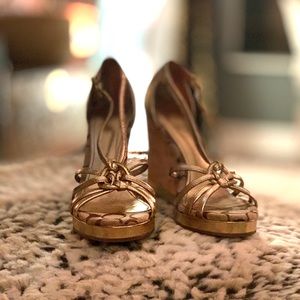 Coach Joslin Signature Platform Wedges